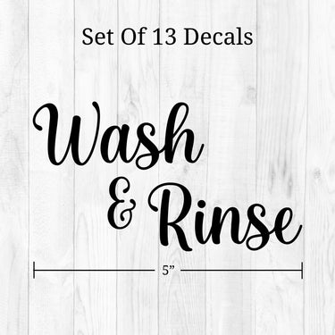 Laundry Value Wall Decals